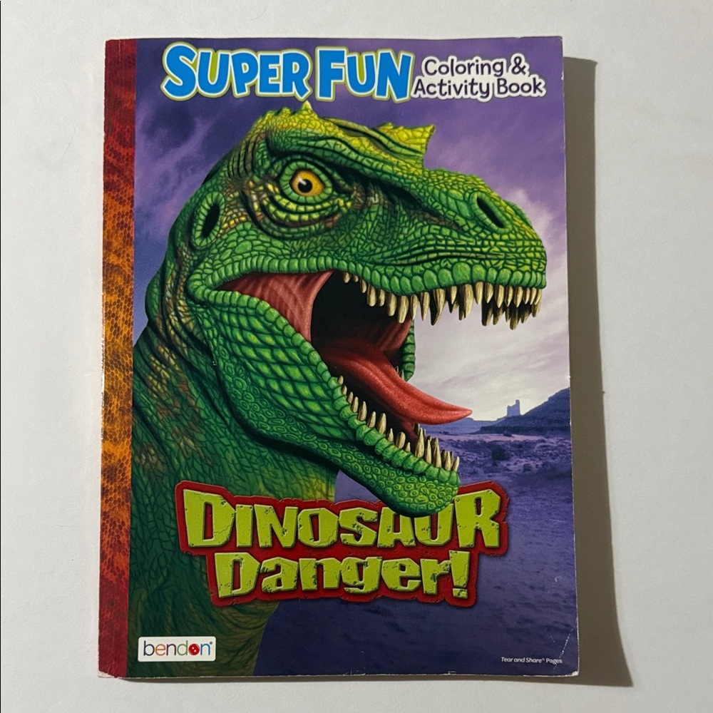 Super Fun Coloring & Activity Book Dinosaur Danger!